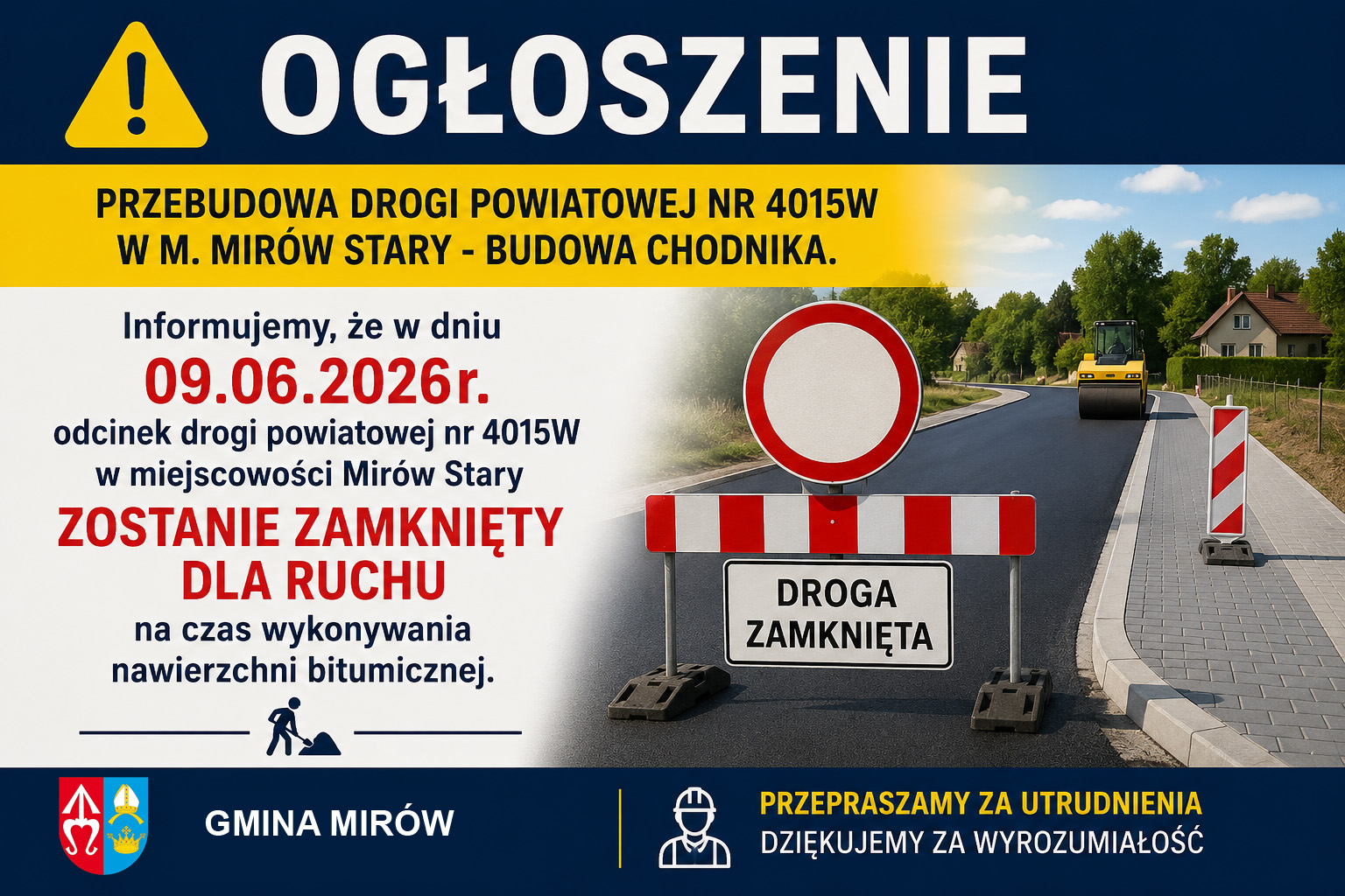 ogloszenie droga